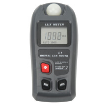 Portable Digital Illuminance Meter With MAX MIN Readings, 4 Range Selections And Auto Power Off, LCD Display Light Tester For Home Garden And Office