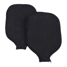 Neoprene Storage Solutions for Pickleball Paddles Set of 2 Protective Sleeve Bags Fits Standard Paddles Black
