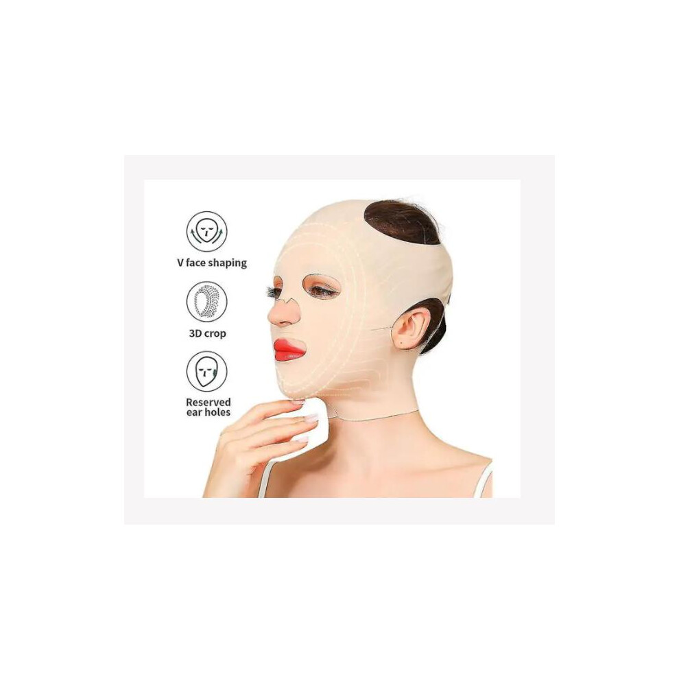 Reusable Face Strap for Facial Toning, Physical Skin Lifting Chin Belt with Breathable Face Mask Technology, Sagging Skin Relief Tool for Enhanced V
