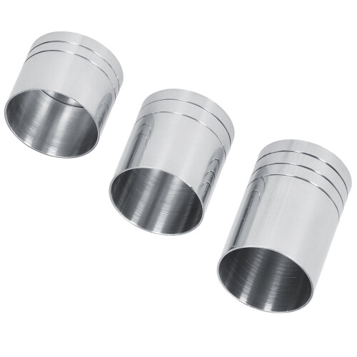 Copo medidor em aço inoxidável para bartenders, resistente a altas temperaturas, com design elegante e sofisticado, fácil de limpar e com boca 1