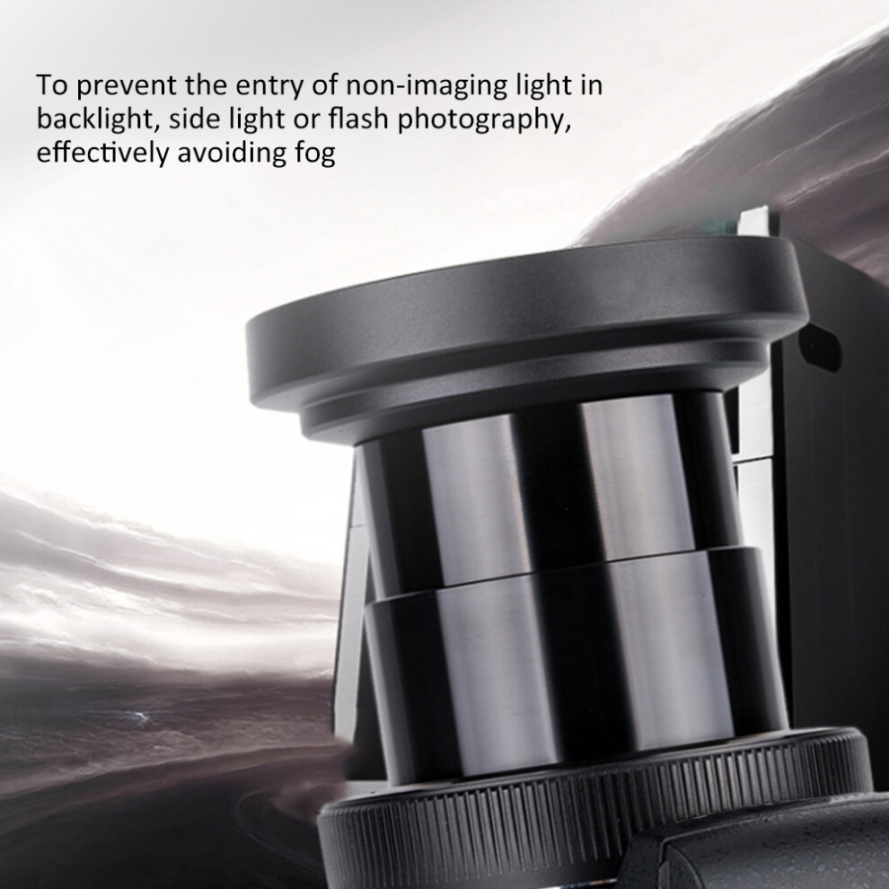 Aluminium Alloy Lens Hood For Powershot G1 X Mark Ii / Iii Black 9351379823532