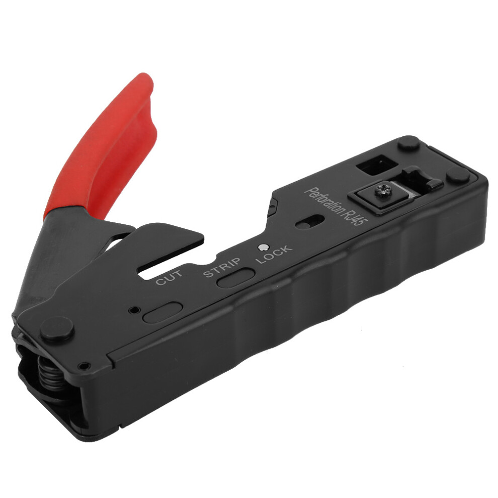 Network Wire Crimper & Stripper Tool, Red, 135Mm, 8P8c/6P6c 8431379823631