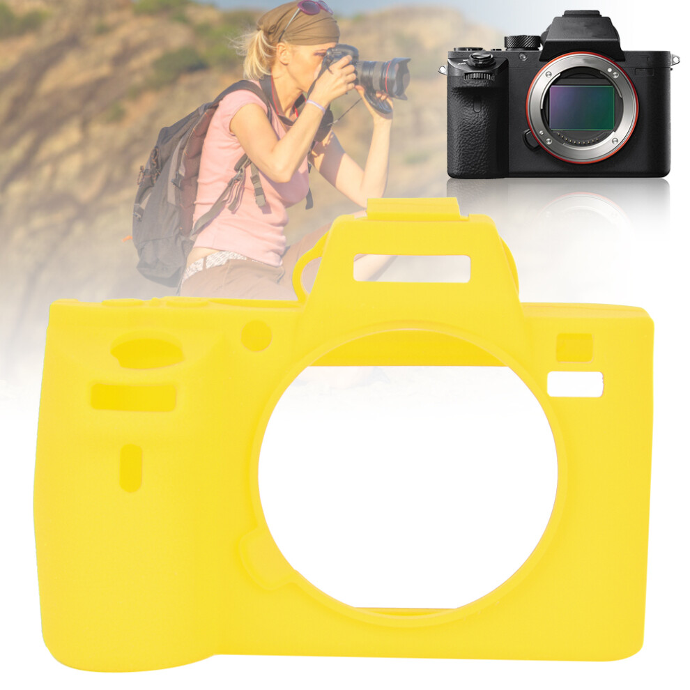 Camera Silicone Cover For Sony A7 M2 / A7r M2 / A7s M2 Protective Case Yellow 9451382665256