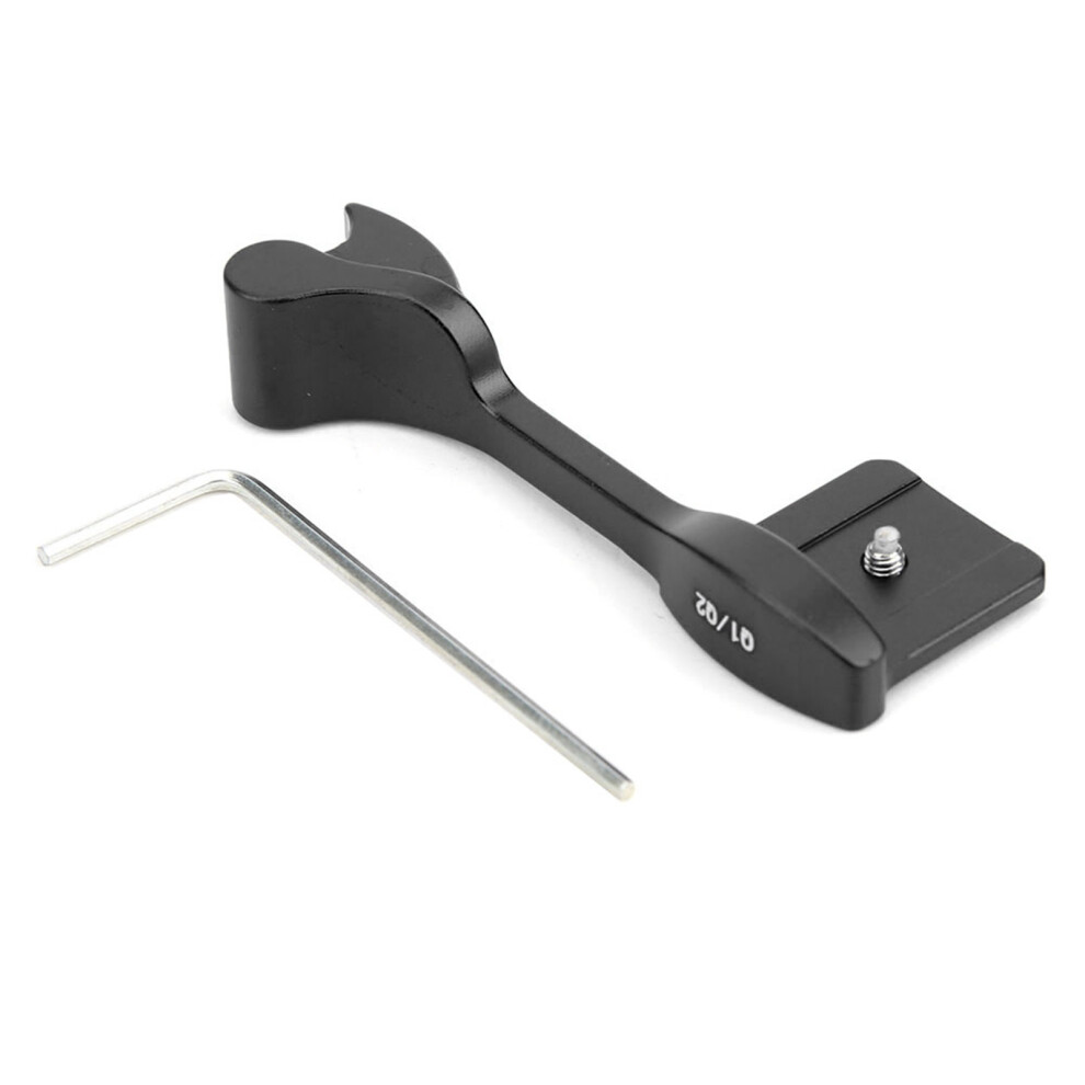 Aluminium Alloy Camera Hot Shoe Thumb Grip For Leica Q1/Q2 Black/Red 6911382665289