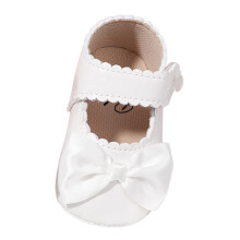 Warm Baby Shoes For Girls Princess Shoes Soft Sole Non Slip Walking Shoes White UK Size 34