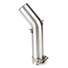 Stainless Steel Exhaust Middle Pipe for Suzuki GSXR600 750 06-07, Silver