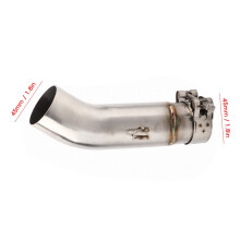 Motorcycle Exhaust Connector Half MidPipe Fit for Suzuki GSXR 600 750