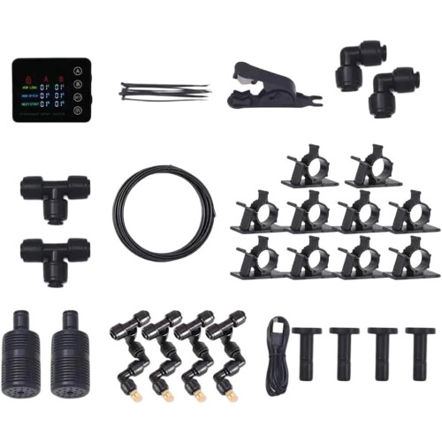 Automatic Mist Sprayer Set With Double Pump Control, SelfPriming System, 12 Nozzles For Terrariums 1