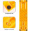 Picture Hanging Level AntiCorrosion ABS AllDirection ImpactResistant Frame With Clear Scale 4