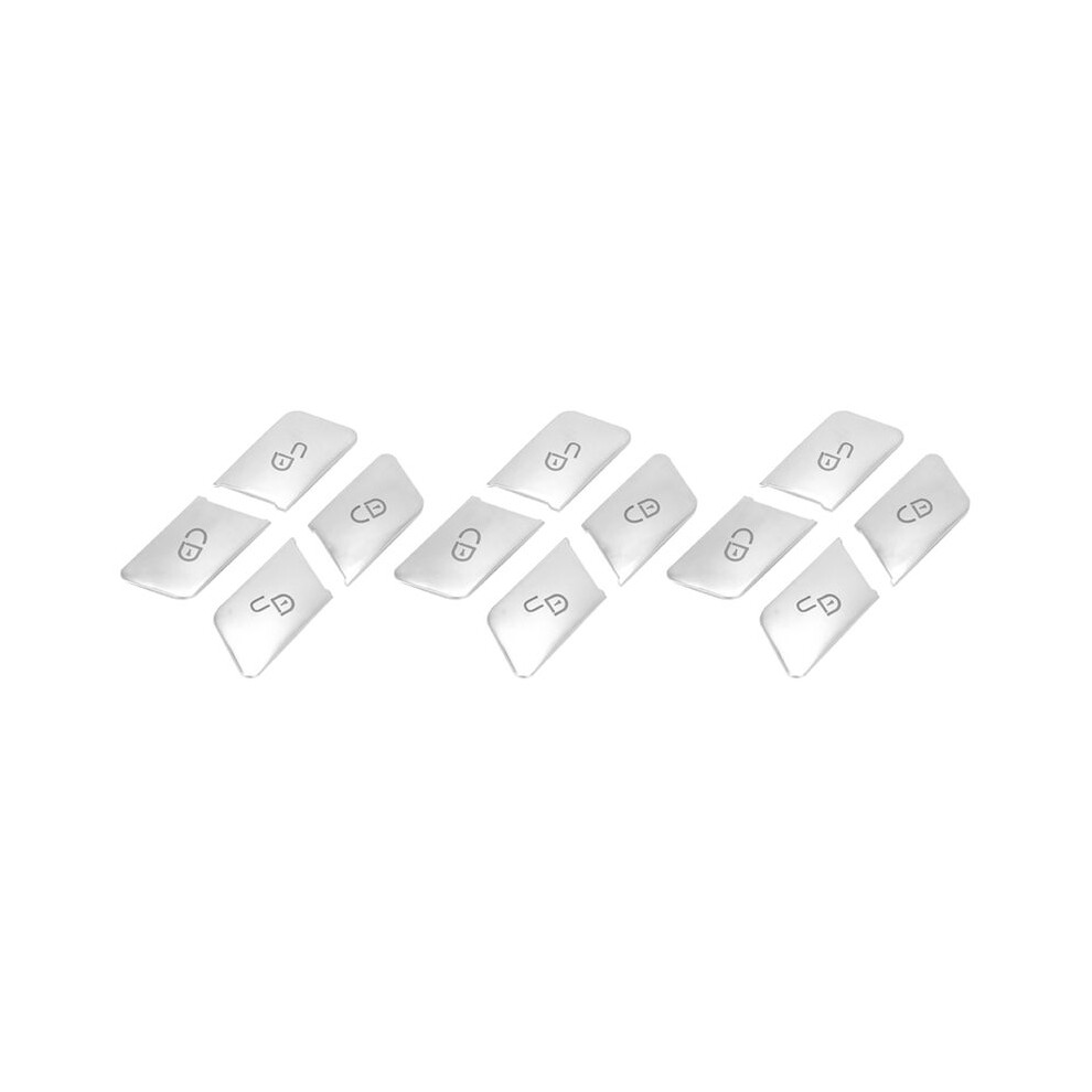 12Pcs Car Door Unlock Buttons Sequins Decoration Cover Trim For Gla Cla Glk Gle Cls Ml Gl A B C E Class 6134228458467