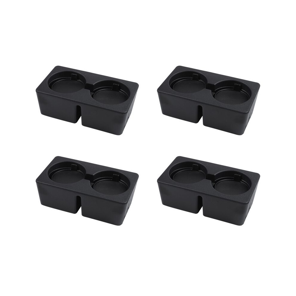 4X Floor Console Cup Holder Drink For Chevy/ 2007-2013 Silverado/Sierra, 2007-2014 Suburban/Yukon/Tahoe Black 6132966262940