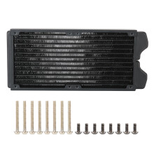Radiateur échangeur de chaleur en aluminium pour refroidissement liquide du processeur d'ordinateur, haute performance, noyau en cuivre avec port