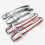 8PCS ABS Silver Chrome Outer Side Door Handle Cover Trim with  Hole for  Explorer 2011-2018 7