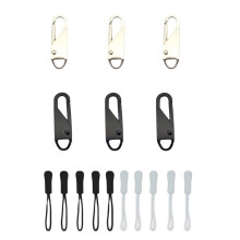 Durable Thin Zipper Handle, Universal Zipper Slider For Luggage And Clothing, 16-Piece Set, Ensures Smooth Operation And Aesthetics