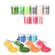 Fine Glitter for Resin, Assorted Color Chunky & Fine Glitter Pack, 16 Amazing Colors, Perfect Craft Glitter for Makeup, Hair, Body, Resin Projects,