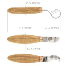 Sochařský společník, prémiová čepel pro odolnost proti korozi, ergonomický design pro snížení únavy rukou, vysoce uhlíková ocel pro