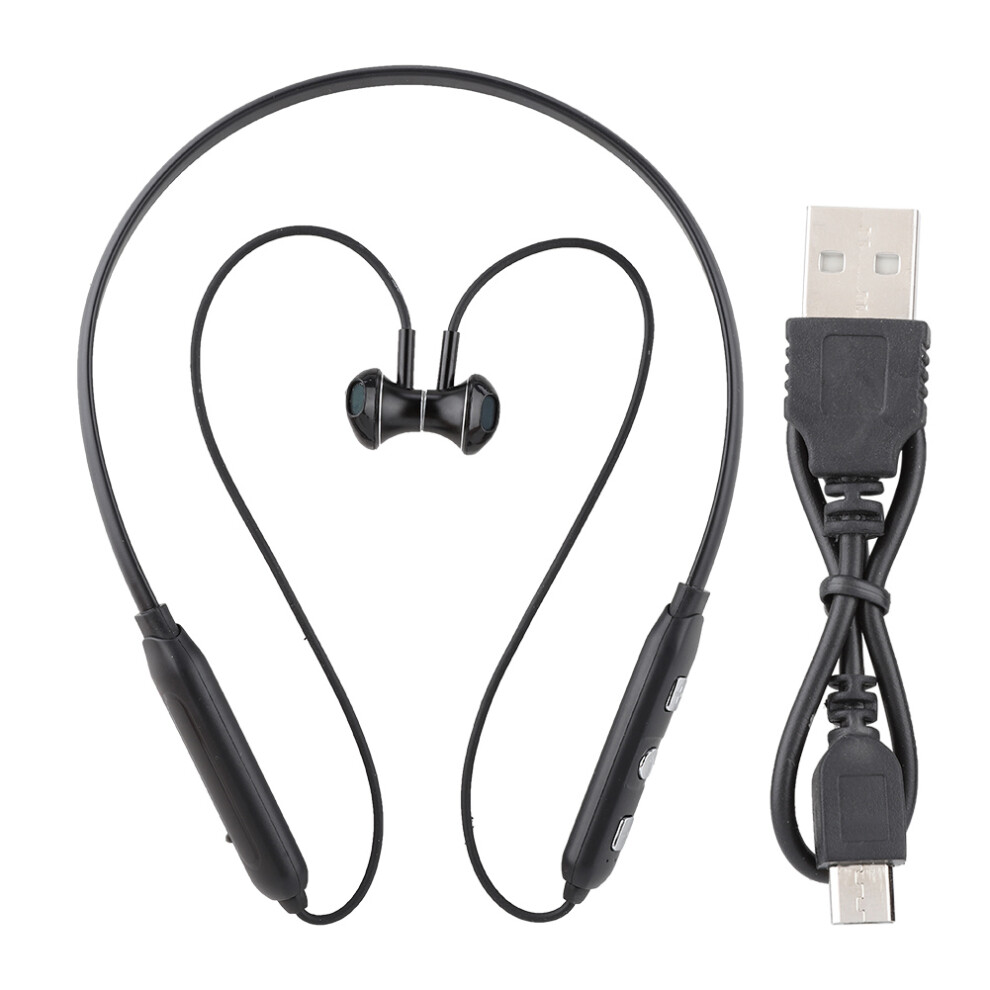 Wireless Bluetooth Headphones, Premium Material Ergonomic Design Stereo Neckband Earbuds With Microphone Noise Reduction Extra Long Battery Life Light 9176269175405
