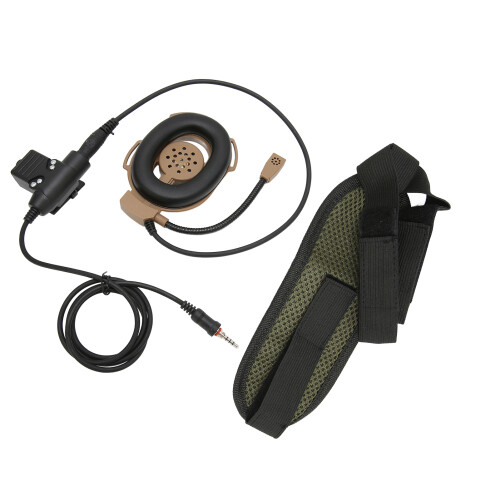 Dispositivo PTT com transmissão de som nítida e microfone de haste flexível, compatível com Yaesu Vertex VX6R e VX7R. 1