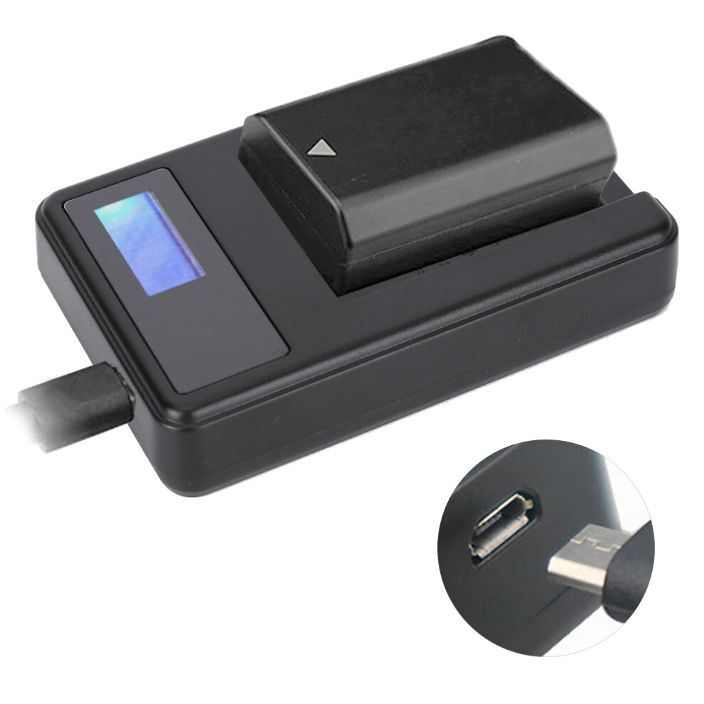 Seivi Single Slot Camera Charger W/ Lcd For Sony Np Bx1 Battery 7691379827331