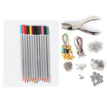 Single Hole Punch Metal Hand Craft Tool Circle Shaped Hole Puncher Scrapbooking Supplies Easy To Carry Multi Purpose Paper Puncher For School Office