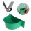 Vogelfutterbecher für Käfig, hängende Plastikbecher,-Grün 7