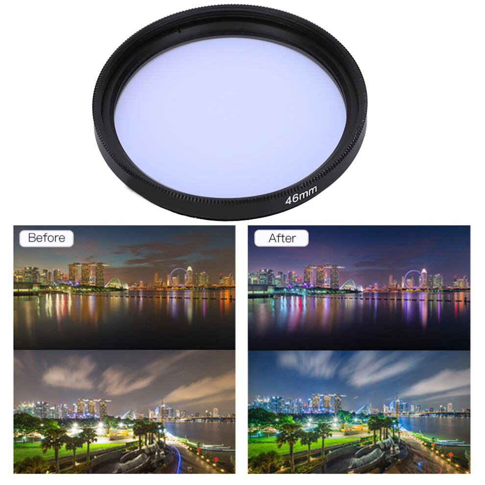 46Mm Pollution Reduction Night Filter For Dslr Camera Lens Light 7601382669217