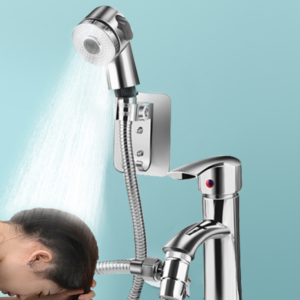 Bathroom Hair Washing And Shower Sprayer Kit With Faucet Converter Adapter 5011379831381