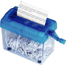 Triturador manual de fácil operação, mini triturador portátil para uso doméstico e no escritório, ferramenta de corte de documentos com tamanho