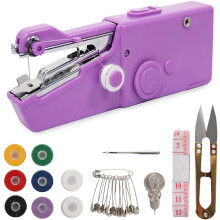Travel-Sized Stitch Master, Handheld Sewing Machine for On-The-Go Repairs, User-Friendly for Everyone, Capable of Sewing Various Fabrics, Efficient Op