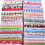 Fabric For The Creative Soul, Quilt Fabric Bundle For Craft Patchwork, 20cm*30cm Each Sheet, Floral Dot Stripe Patterns 3