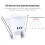 Recessed Installation Infrared Motion Sensor Switch, 360 Degree Detection Range Integrated Circuit Automatic Day Night Detection Adjustable Time Delay 7