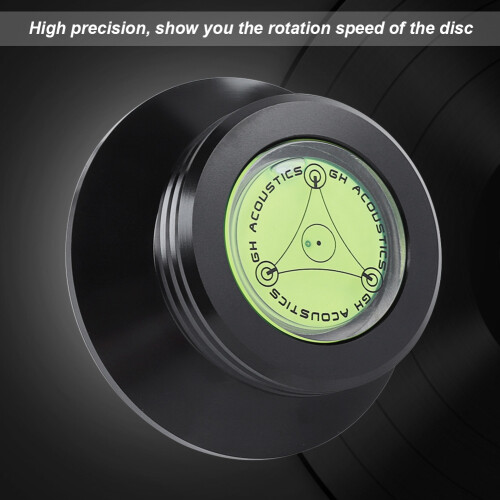 Σταθεροποιητής βάρους δίσκου Audiophile Βάρος πικάπ αλουμινίου με αλφάδι, 2