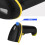 Fast Scanning Speed Barcode Scanner With High Recognition Ability, Plug And Play Functionality, Supports Wireless And Wired Connection, Durable And Er 2