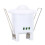 Recessed Installation Infrared Motion Sensor Switch, 360 Degree Detection Range Integrated Circuit Automatic Day Night Detection Adjustable Time Delay 2
