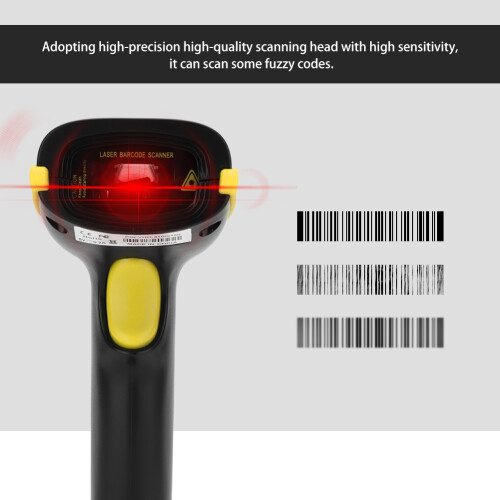 Fast Scanning Speed Barcode Scanner With High Recognition Ability, Plug And Play Functionality, Supports Wireless And Wired Connection, Durable And Er 2