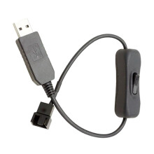 USB to Fan Adapter  USB 3Pin/4Pin PWM Connector  Sleeved Fan Connector For PC, Computer, Desktop Cooling, Car Maintenance