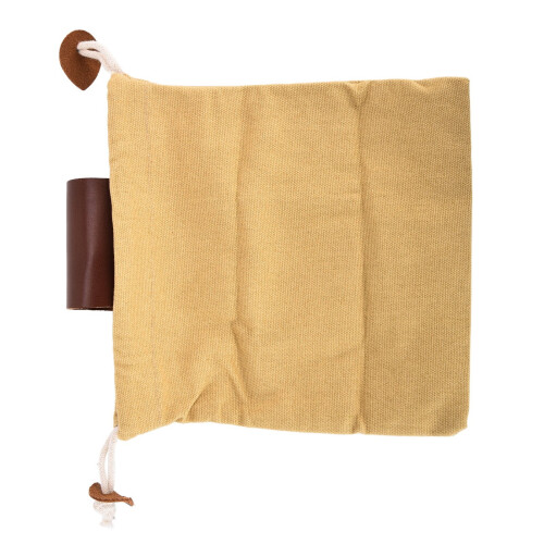 Canvas-Leder Foraging-Gürtelbeutel – 21,5x21cm, Khaki 1