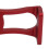 Supporto per computer da bici Out Front in lega CNC rosso Ø38mm 2