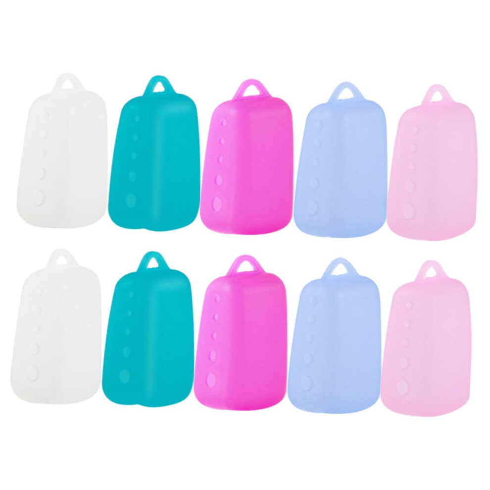 Silicone Toothbrush Head Covers 10Piece Portable FoodGrade Protective Caps For Travel Home Camping And Dust Prevention