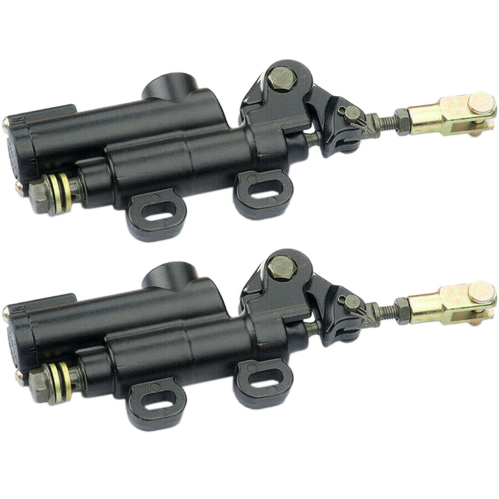 2X Universal Motorcycle Rear Hydraulic Brake Master Cylinder Pump For Atv Dirt Bike 6132564473342