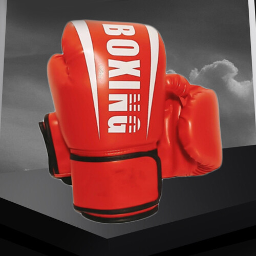 Comfortable Training Boxing Gloves Enhances Shock-Red 10 2
