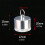 Portables Waterproofed Container Hanging Hook Camping-Silver 4
