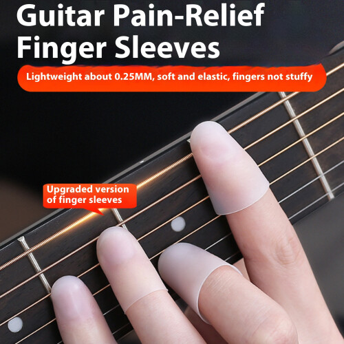 Beginner Silicone Finger Guards String Instrument Practice-XL 1