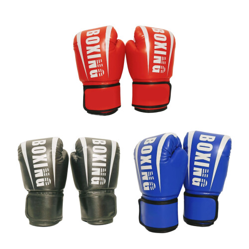 Comfortable Training Boxing Gloves Enhances Shock-Red 10 1