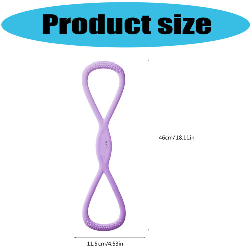 Professional 8 Shape Resistance Band Light-Premium Gray 35 lbs 2
