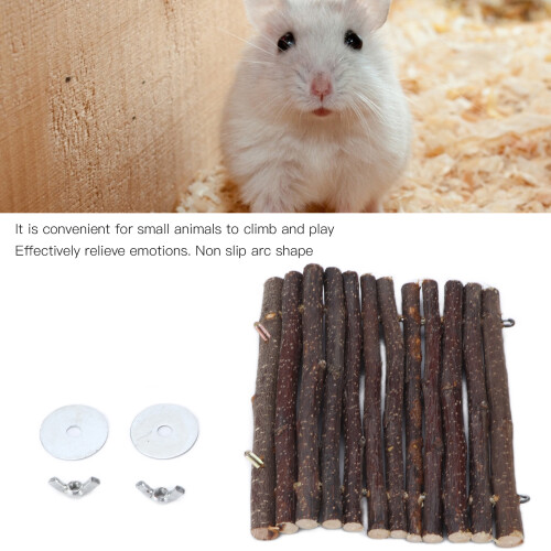 Hamac en bois de pommier pour hamster - Petits animaux 2