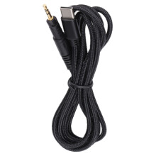 Gold Plated Jacks Replacement Audio Cable Compatible With Gaming Headsets Noise Free Audio And High Resolution Transmission Premium Nylon Braided