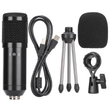 USB-Kondensatormikrofon, Plug-and-Play-fähiges Mikrofon in Studioqualität für PC und Mac, exzellente Klangqualität,