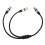 Καλώδιο διαχωριστή XLR Professional Series XLR βύσματα υψηλής ποιότητας μεταλλικού 2