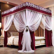 4 Corner Post Bed Canopy Mosquito Net For Girls Adults Kids Curtain Net For Twin Full Queen King Beds Ref: 2862